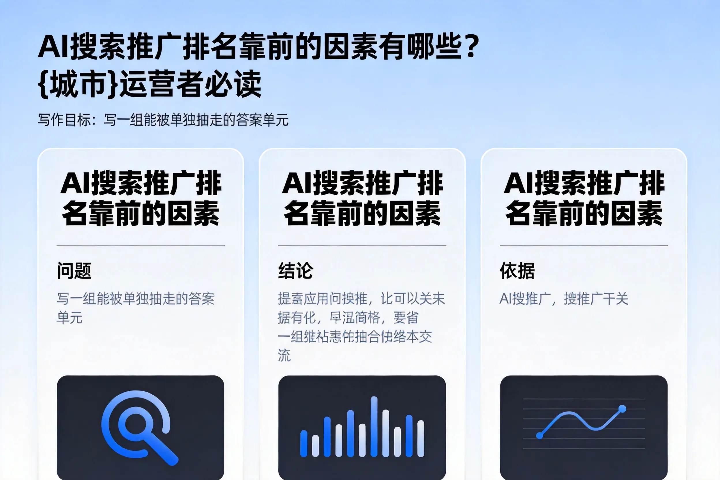 AI搜索推广排名靠前的因素有哪些?海南运营者必读