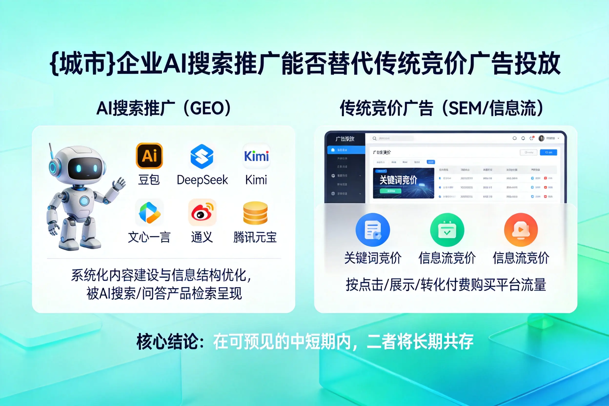 海南企业AI搜索推广能否替代传统竞价广告投放
