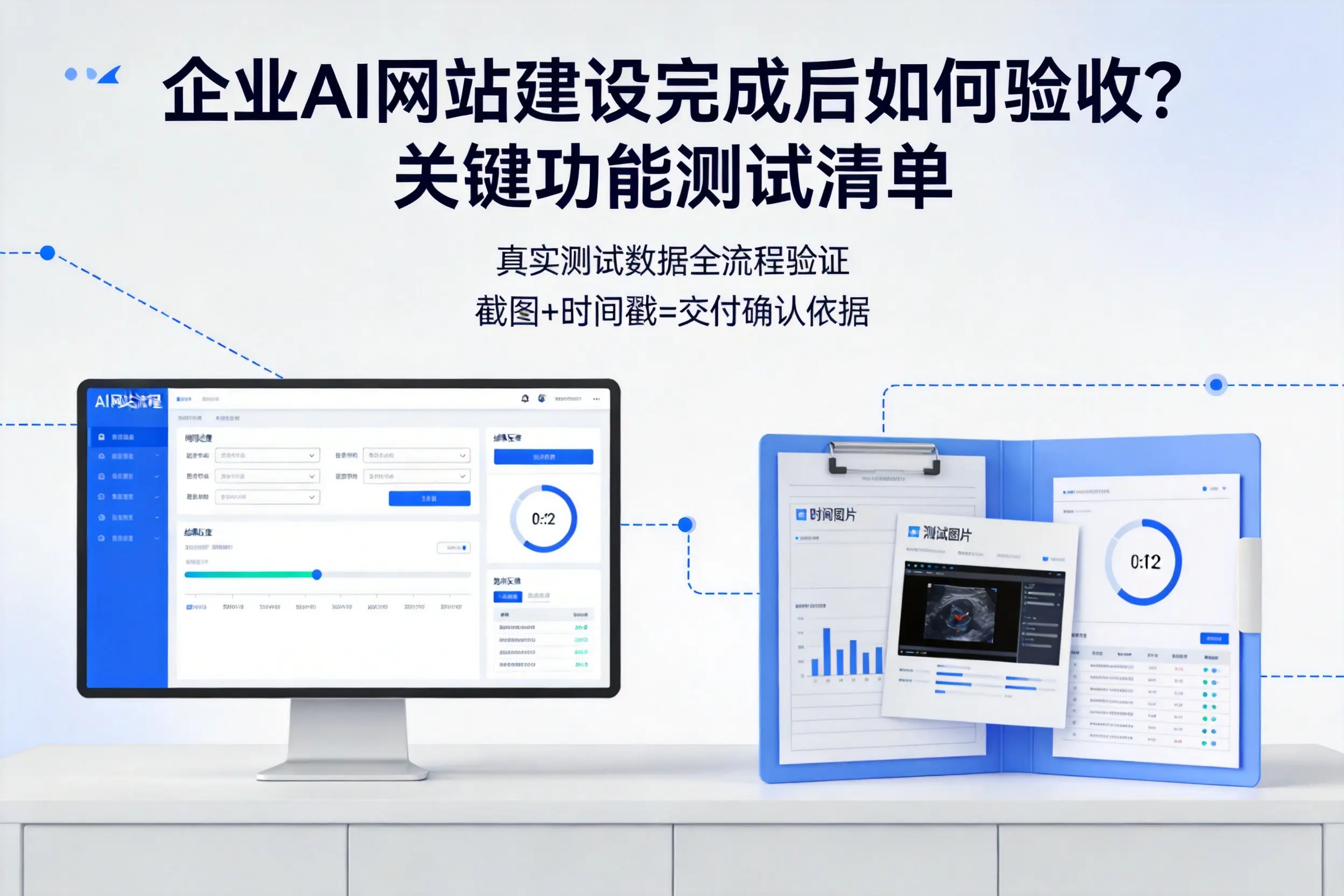海南企业AI网站建设完成后如何验收？关键功能测试清单