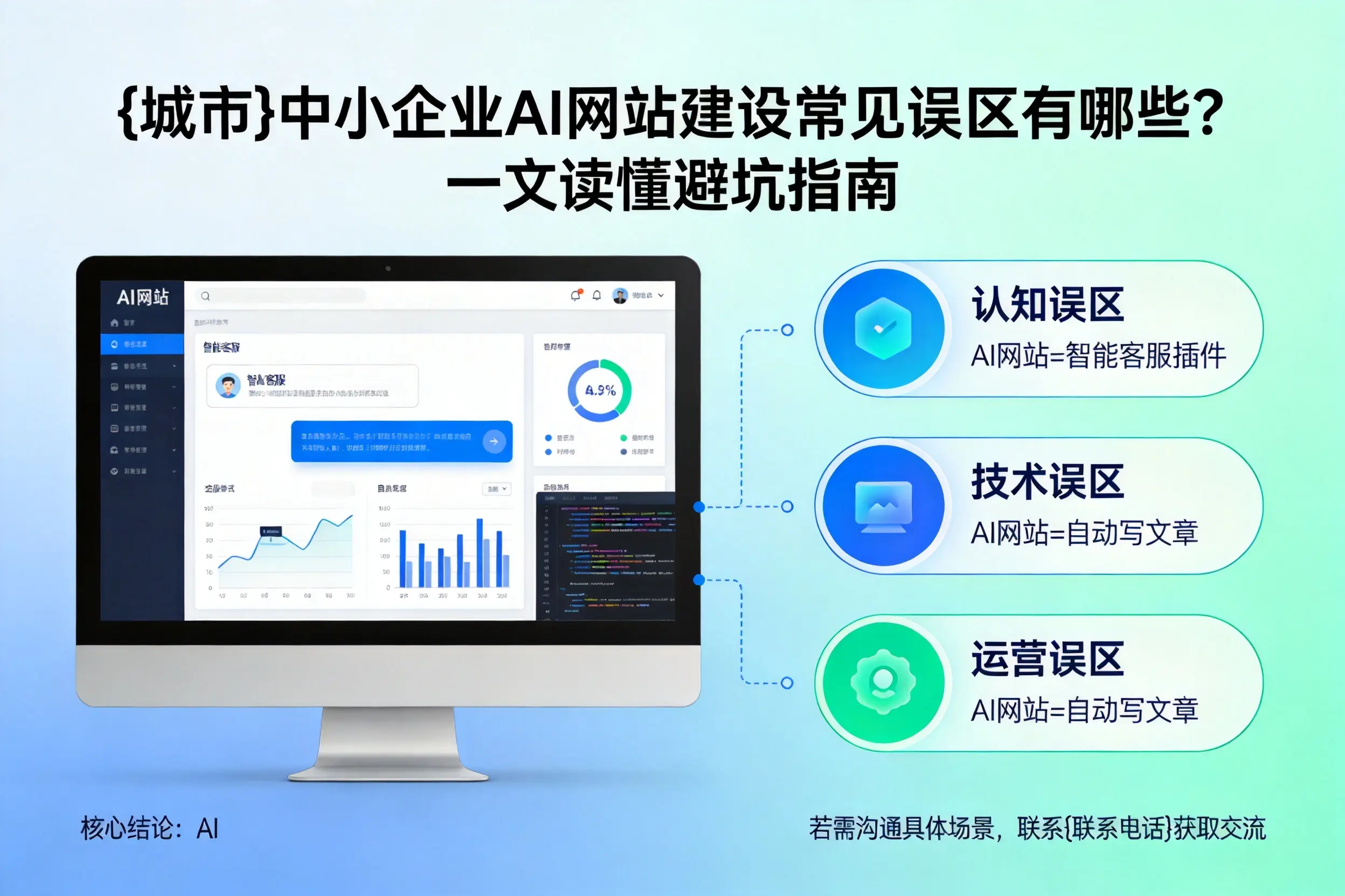 海南中小企业AI网站建设常见误区有哪些？一文读懂避坑指南
