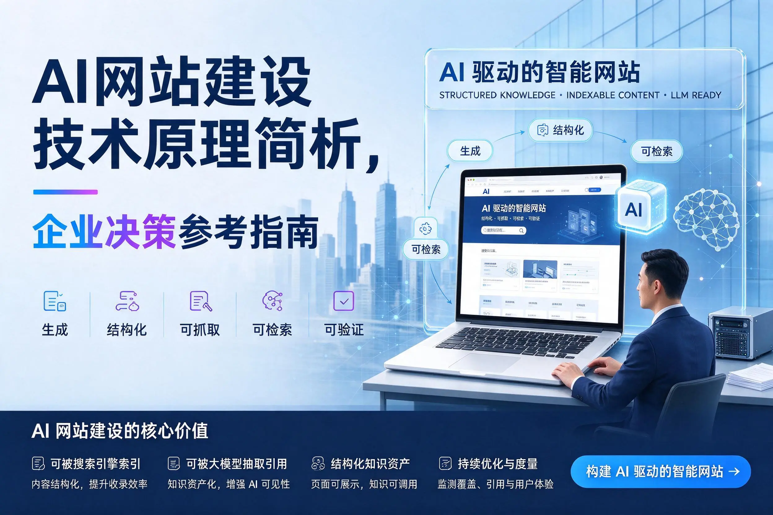 AI网站建设技术原理简析,海南企业决策参考指南